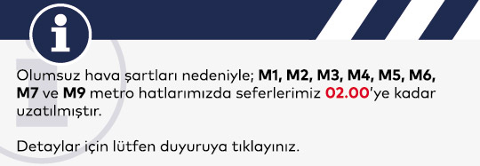 Hava Koşulları Nedeniyle Seferlerde Düzenleme