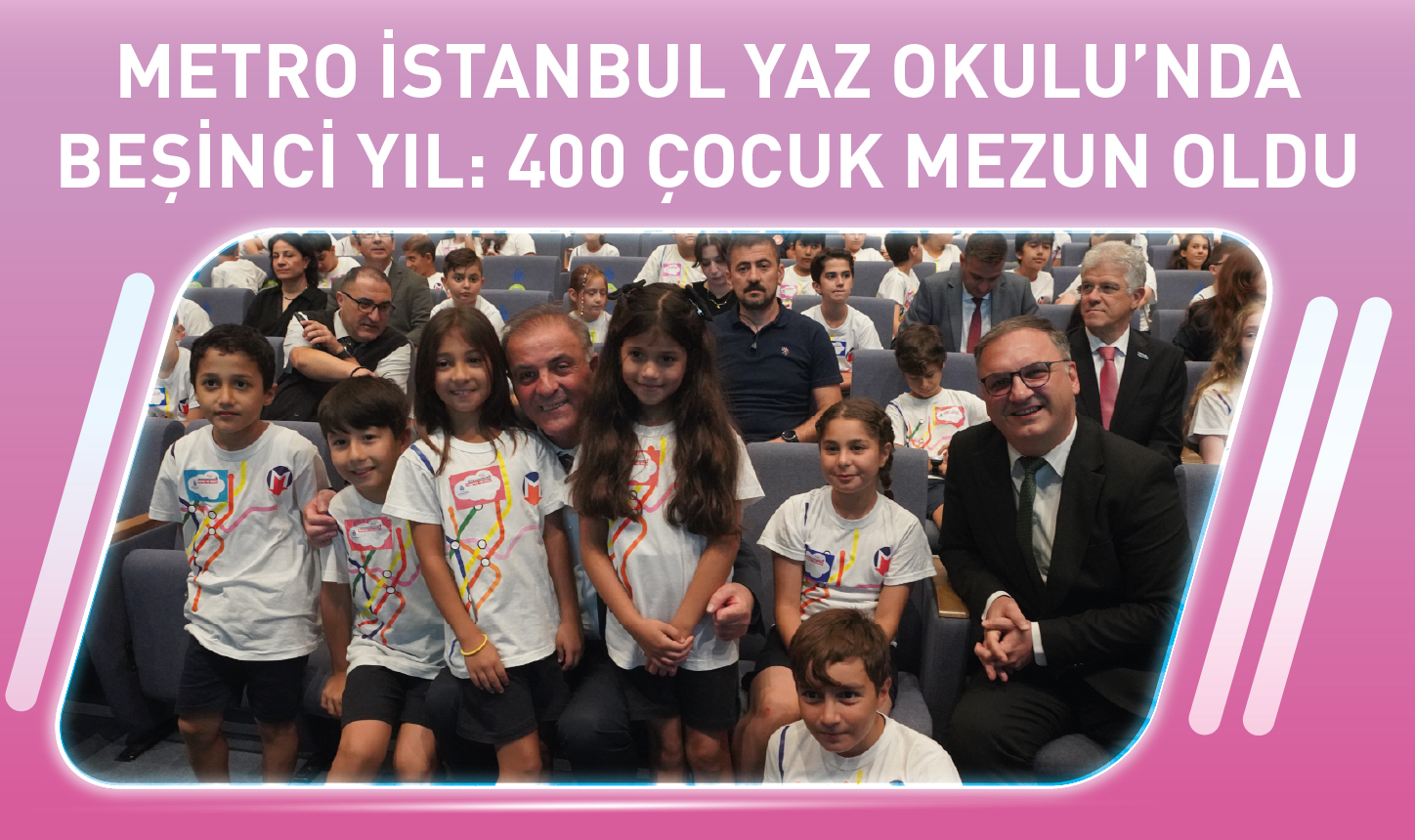 Metro İstanbul Yaz Okulu’nda Beşinci Yıl: 400 Çocuk Mezun Oldu
