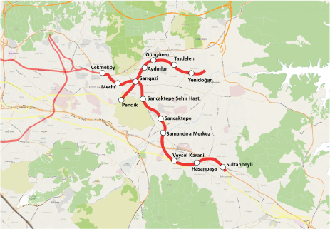 m5 cekmekoy sultanbeyli metro hatti uzatmasi