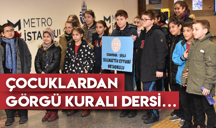 Çocuklardan Görgü Kuralı Dersi…