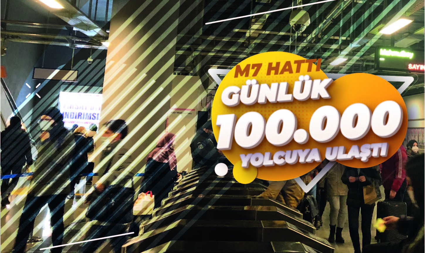 M7 Hattı günlük 100 bin yolcuya ulaştı