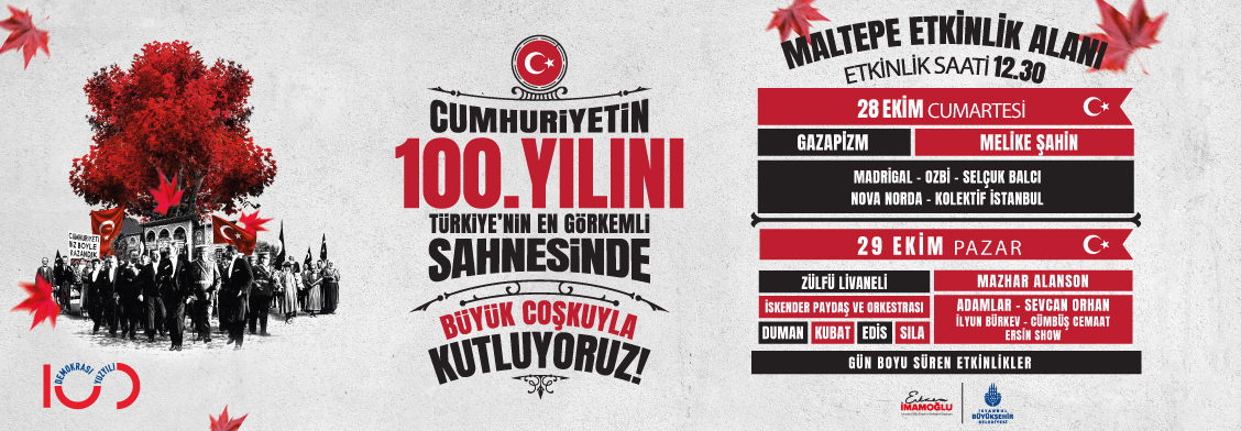 Cumhuriyetimizin 100. Yılını Büyük Coşkuyla Kutluyoruz