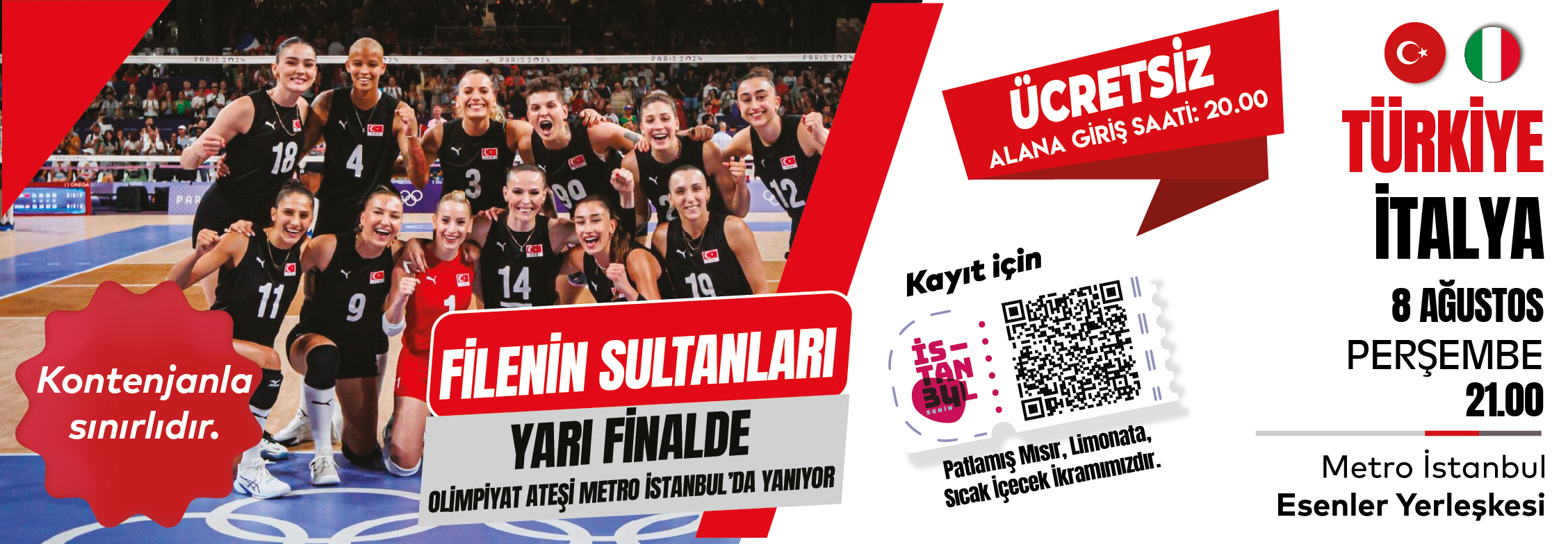 Filenin Sultanları ile Tek Yürek Olmak İçin Metro İstanbul Esenler Yerleşkesi'nde Buluşuyoruz.