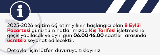 Metrolarda Kış Tarifesine Geçildi