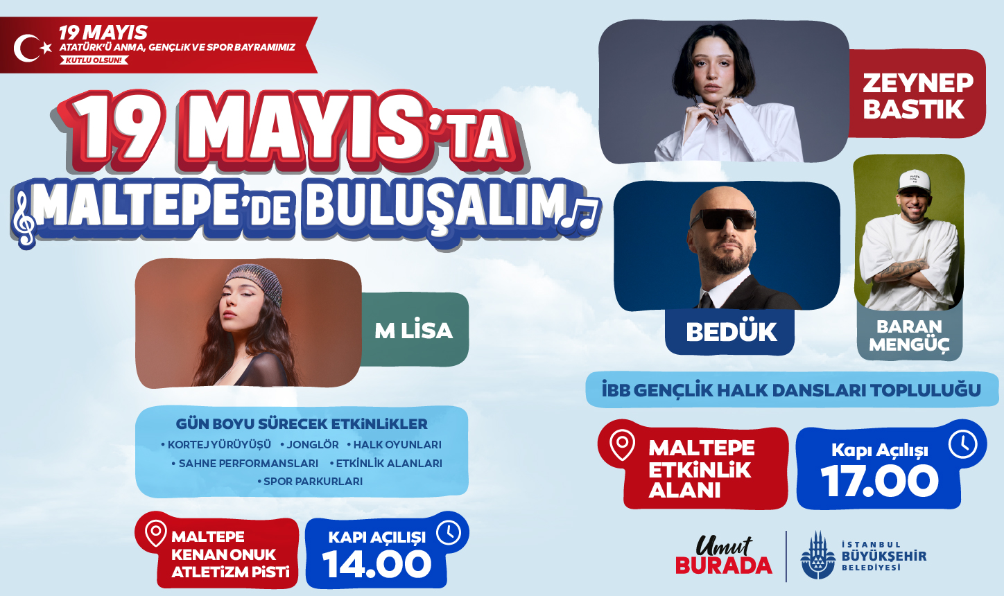 19 Mayıs’ta Gençliğin Enerjisiyle Bir Araya Geliyoruz