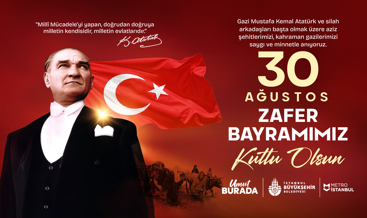 30 Ağustos Zafer Bayramımız Kutlu Olsun