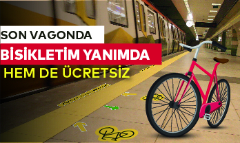Metroda Bisikletlilere Özel Vagon
