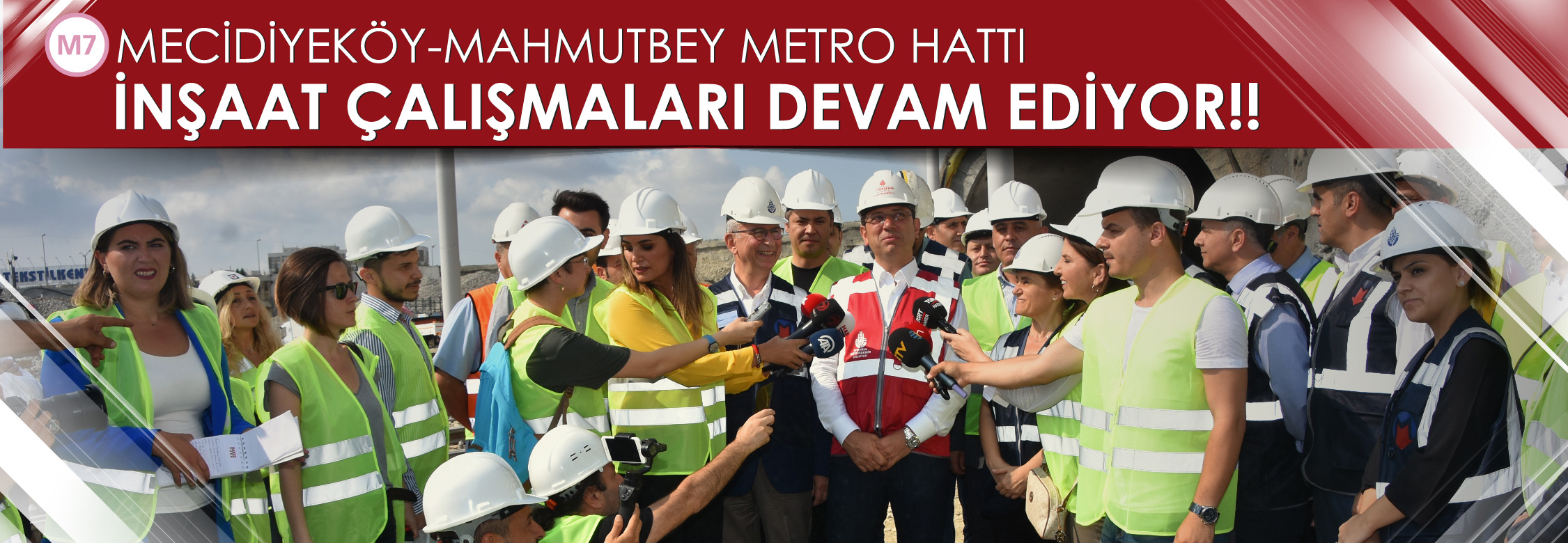 Başkan İmamoğlu M7 Depo ve Atölye Sahasını Ziyaret Etti